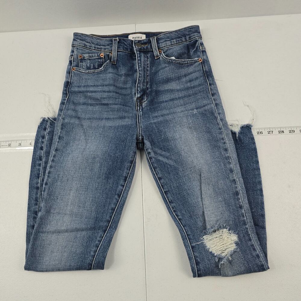 PISTOLA Cara High Rise Vintage Skinny in Mystique size 27 blue denim 5815